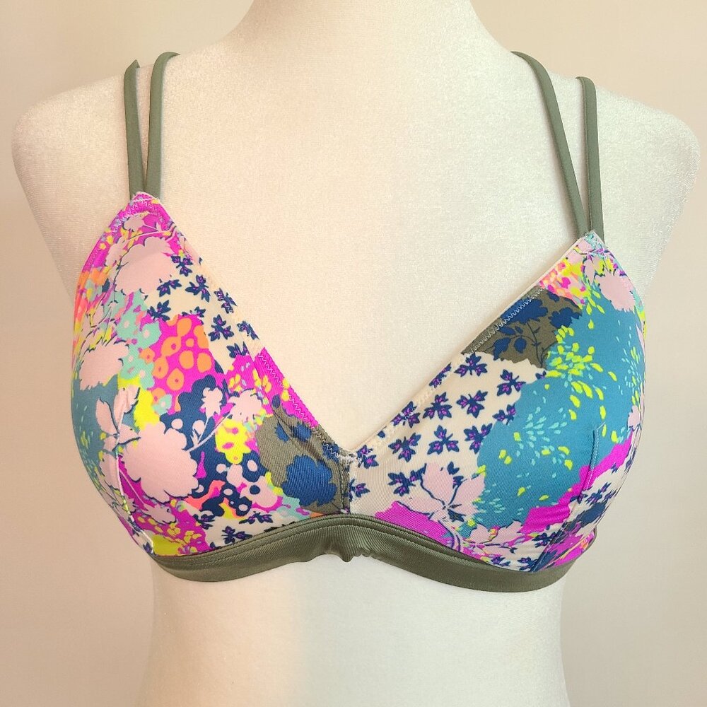 Victoria Secret Multi-colored Floral Bralette NWOT